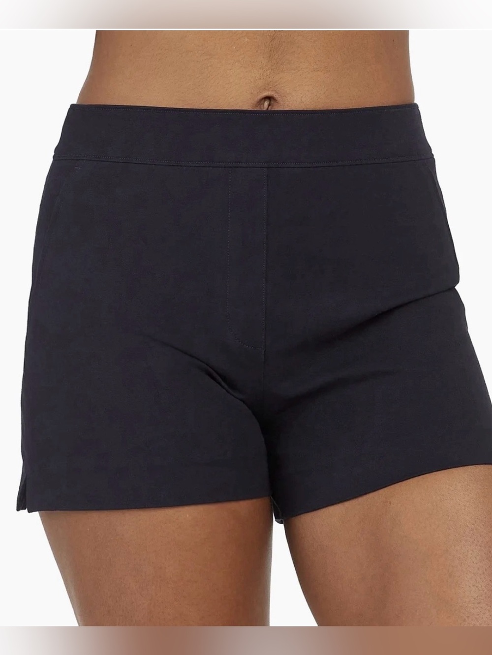 SPANX On the Go Shorts 4” Classic Navy NWOT - Picture 2 of 4